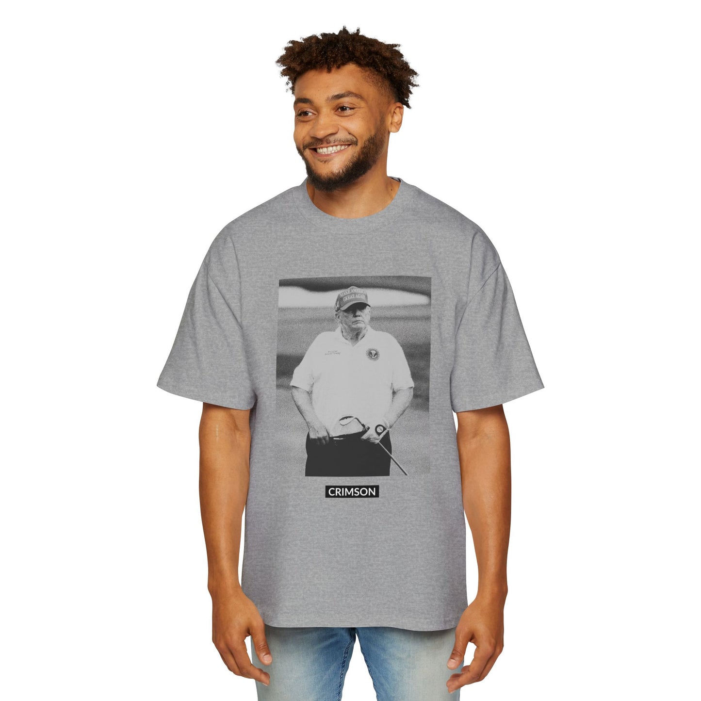 Retro Graphic Oversized Tee - Classic Sport Vibe for Everyday Wear
