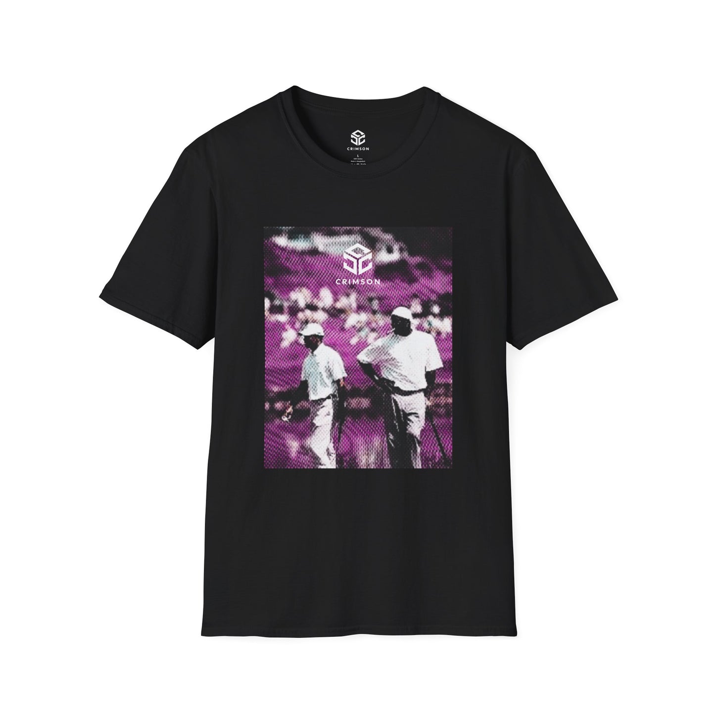 Crimson Graphic Unisex Softstyle T-Shirt | Vintage-Inspired Design for Casual Wear