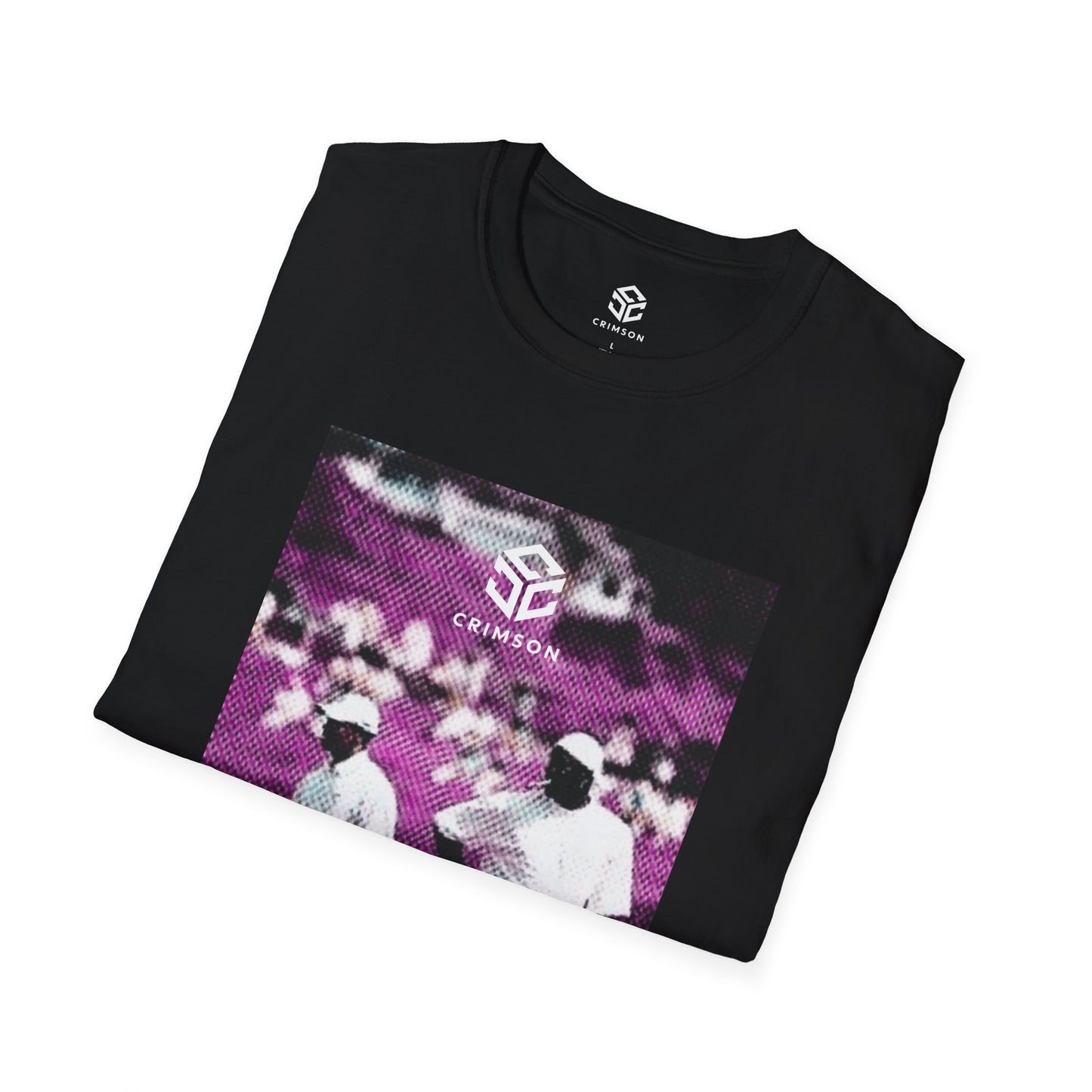 Crimson Graphic Unisex Softstyle T-Shirt | Vintage-Inspired Design for Casual Wear