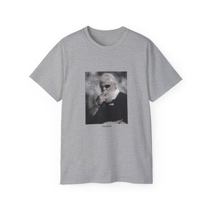 Cool Retro Graphic Tee - Smoky Vibes with 'Crimson' Design