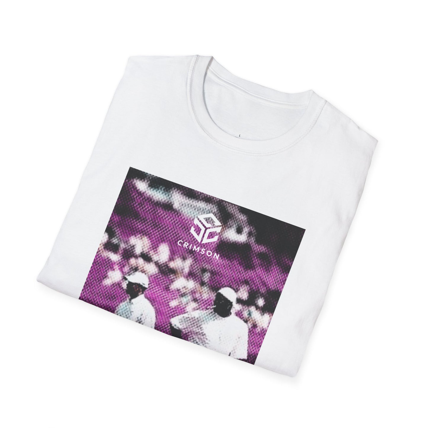 Crimson Graphic Unisex Softstyle T-Shirt | Vintage-Inspired Design for Casual Wear