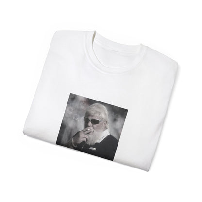 Cool Retro Graphic Tee - Smoky Vibes with 'Crimson' Design