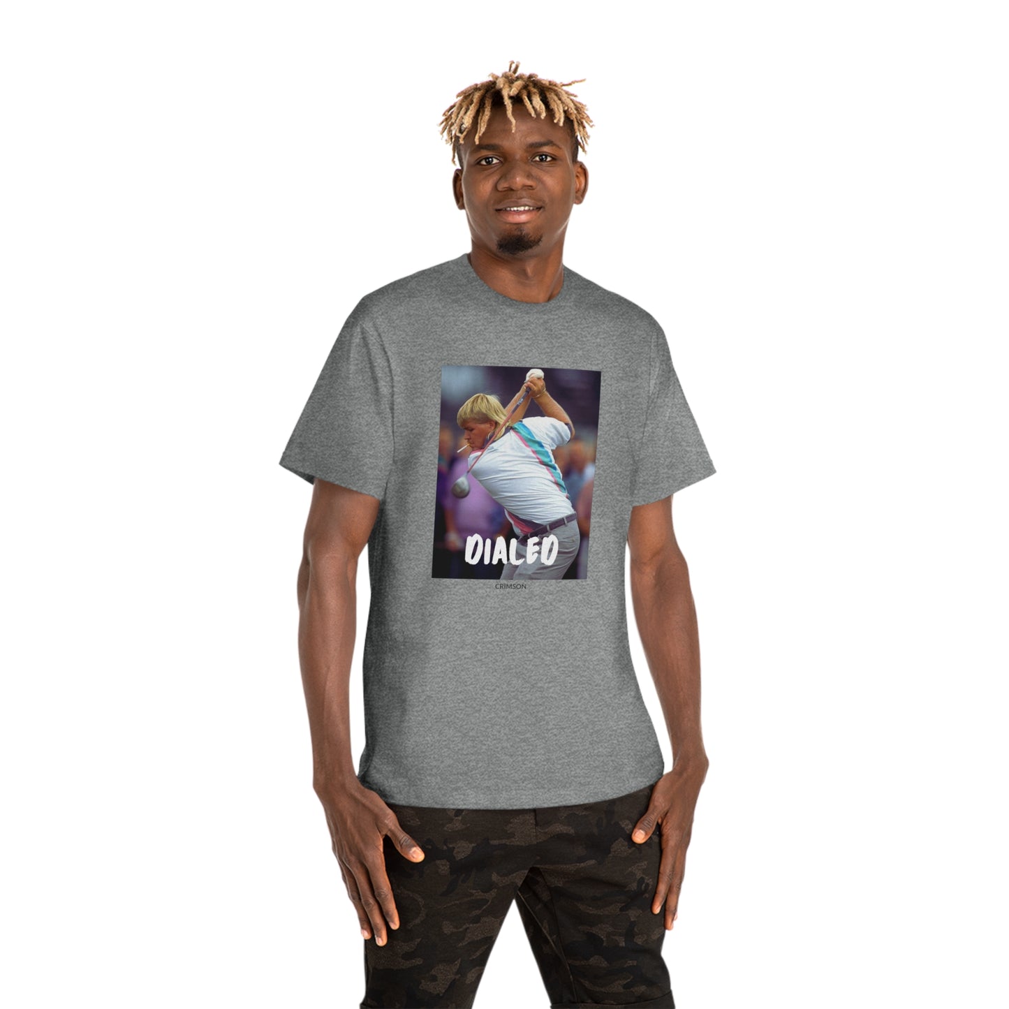 Dialed Unisex Hammer™ Golf T-Shirt - Sporty Retro Design for Golf Lovers