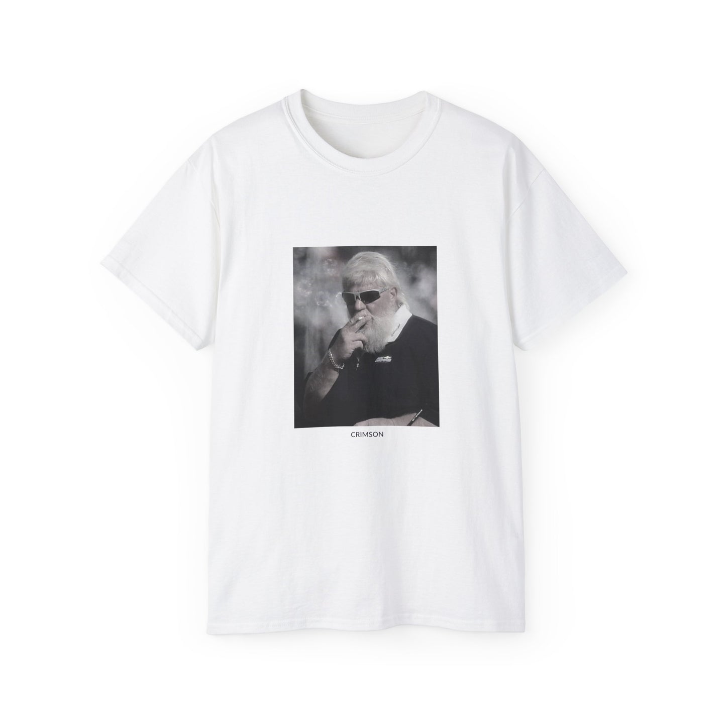 Cool Retro Graphic Tee - Smoky Vibes with 'Crimson' Design