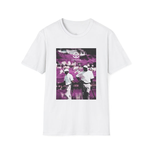 Crimson Graphic Unisex Softstyle T-Shirt | Vintage-Inspired Design for Casual Wear